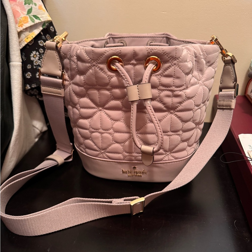 Kate Spade Blush Quilted Shoulder Bag
